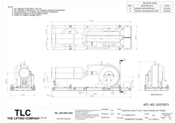 31T 650kW Motor Transport Frame