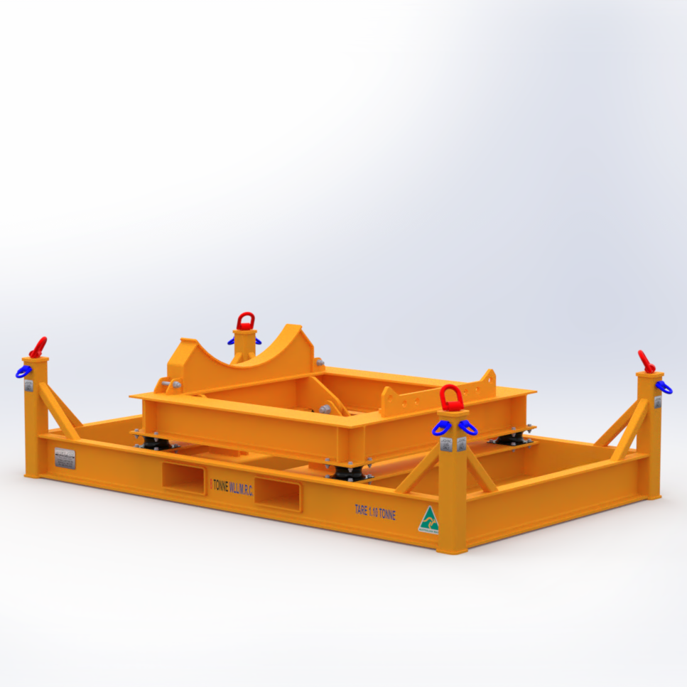 8t motor gearbox transport frame
