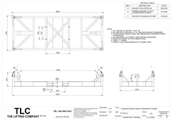 12T B2SH16 Gearbox Transport Frame