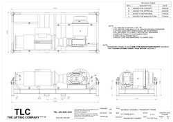 3.5T Planetary Gearbox Transport Frame TLC