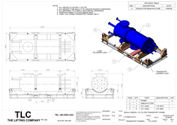 2T Omega 11-E Filter Transport Frame TLC