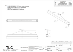 1134KG 57" Rim Lifting Beam TLC