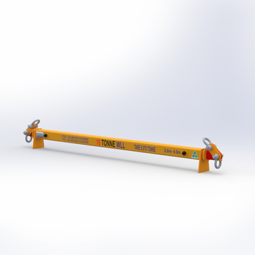 10T 2.6m-4.0m Extendable Spreader Beam TLC