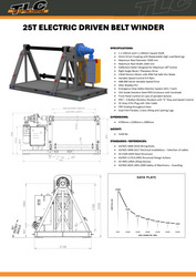 25T M.R.C. Belt Winder