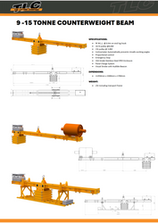 9-15T Counterweight Lifting Beam