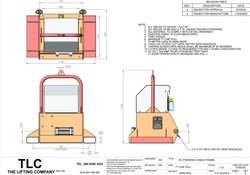 7T Line Pull DC Winch Trolley