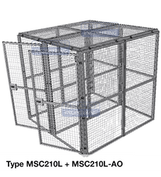 MSC210L Modular Storage Cage - 2100(d)