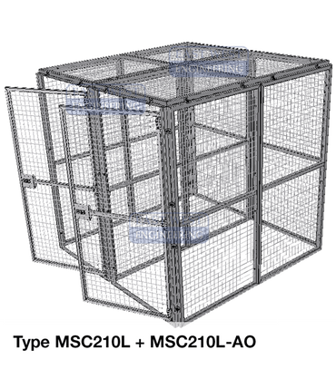 MSC210L Modular Storage Cage - 2100(d)