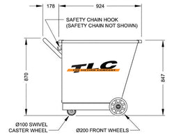 CFS Fork Skip Tipping Bin