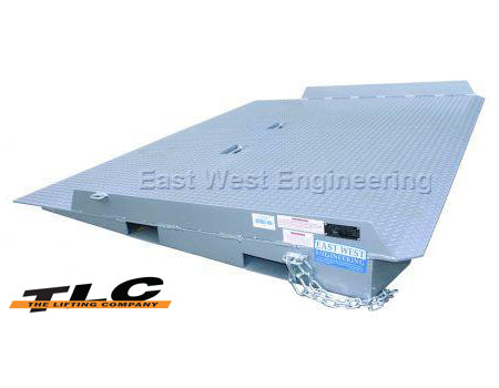 Forklift container ramps
