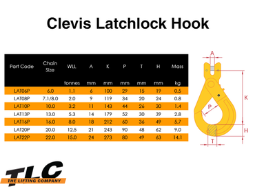 Latchlok Hook (Pinlok – Self-Locking)