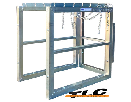 Gbsr5 gas cylinder storage rack - 450x900 - the lifting company