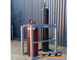 GBSR5 Gas Cylinder Storage Rack - 450x900